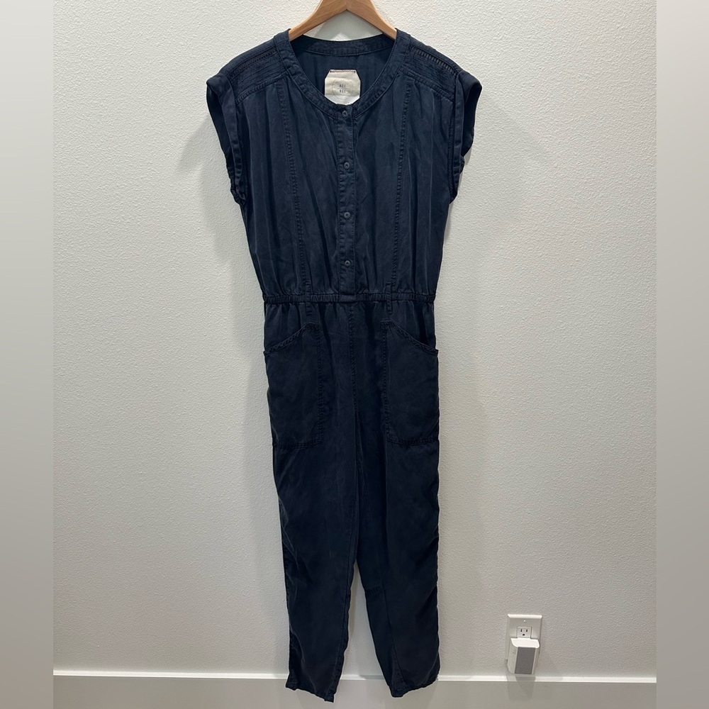 Hei Hei Anthropologie Women's Navy xs Jumpsuit romper jumper utility cargo